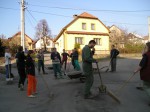 Brigáda – úklid obce po zimě